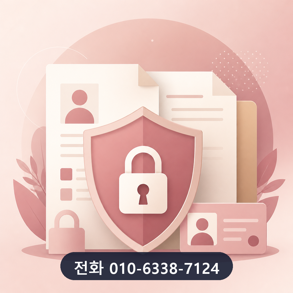 카드 현금화 대행사 개인정보 보호 이미지